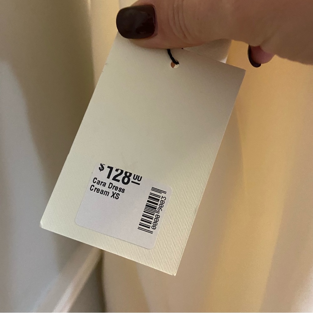 Anthropologie PepaLoves minimalist keyhole back mini dress - Picture 2 of 8